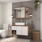 Conjunto Para Banheiro Apollo 90 Suspenso Cuba Stella - Fabri