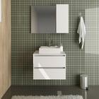 Conjunto Para Banheiro Armarios Com Cuba E Espelho Bn10 Tecno