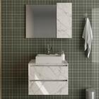 Conjunto Para Banheiro Armarios Com Cuba E Espelho Bn10 Tecno