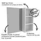 Conjunto Para Banheiro Armarios Com Cuba E Espelho Bn6 Tecno