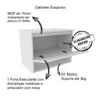 Conjunto Para Banheiro Armarios Com Cuba E Espelho Bn7 Tecno