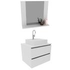 Conjunto Para Banheiro Armarios Com Cuba E Espelho Bn9 Tecno