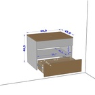 Conjunto Para Banheiro Bali Titanium/naturalle - Bechara Móve