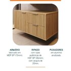 Conjunto Para Banheiro Bancada Em Porcelanato Com Cuba Esculp