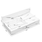 Conjunto Para Banheiro Bancada Em Porcelanato Com Cuba Esculp