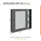 Conjunto Para Banheiro Bancada Em Porcelanato Com Cuba Esculp