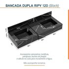 Conjunto Para Banheiro Bancada Em Porcelanato Com Cuba Esculp