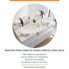 Conjunto Para Banheiro Bancada Em Porcelanato Para Cuba De Ap