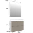 Conjunto Para Banheiro Branco/gianduia Bosi