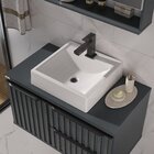 Conjunto Para Banheiro Cecília 60 Suspenso - Fabribam Chumbo/