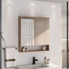 Conjunto Para Banheiro Cecília 60 Suspenso - Fabribam Nogal/p