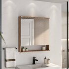 Conjunto Para Banheiro Cecília 80 Com Pés - Fabribam Nogal/br