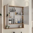 Conjunto Para Banheiro Clarice 60 Suspenso Lavatório E Espelh