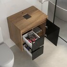 Conjunto Para Banheiro Clarice 60 Suspenso Painel Espelho Led