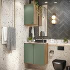 Conjunto Para Banheiro Com Aéreo Kappesberg Celeste 2 Peças N