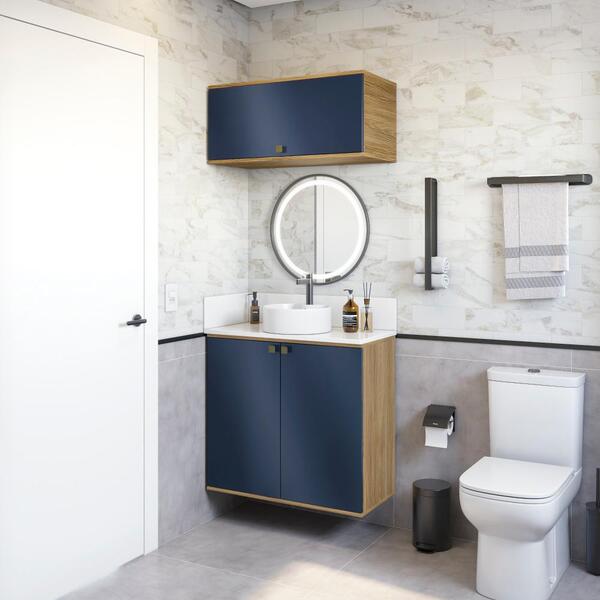 Conjunto Para Banheiro Com Basculante Kappesberg Celeste 2 Pe