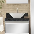 Conjunto Para Banheiro Com Espelheira, Gabinete, Lavatório, C