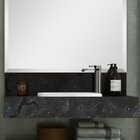 Conjunto Para Banheiro Com Espelho, Bancada Com Cuba Embutida