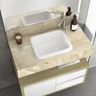 Conjunto Para Banheiro Com Espelho, Gabinete, Bancada Com Cub