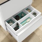 Conjunto Para Banheiro Com Espelho, Gabinete E Lavatório Em P