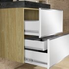 Conjunto Para Banheiro Com Espelho, Gabinete E Lavatório Em P