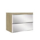 Conjunto Para Banheiro Com Espelho, Gabinete E Lavatório Em P