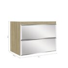 Conjunto Para Banheiro Com Espelho, Gabinete E Lavatório Em P