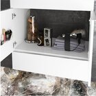 Conjunto Para Banheiro Com Espelho, Gabinete, Lavatório, Cuba