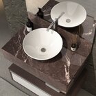 Conjunto Para Banheiro Com Espelho Gaveteiro Bancada Em Porce