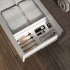 Conjunto Para Banheiro Com Espelho Gaveteiro Bancada Em Porce