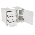 Conjunto Para Banheiro Com Gabinete 3 Gavetas 1 Espelheira Le