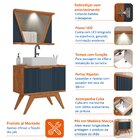 Conjunto Para Banheiro Completo Com Gabinete Madeira Maciça C