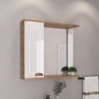 Conjunto Para Banheiro Creta 78cm Suspenso Sem Cuba- Fabribam