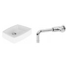 Conjunto Para Banheiro Cuba De Apoio Arezzo 10,5cmx45cmx33,5c