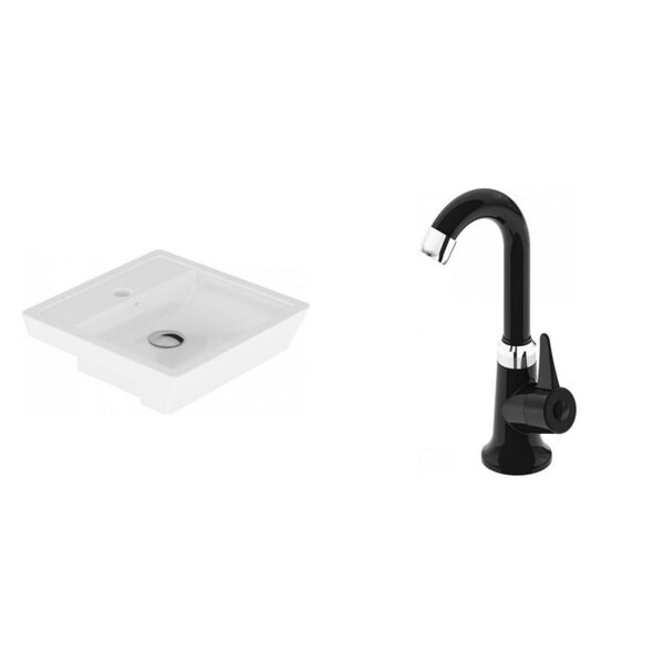 Conjunto Para Banheiro Cuba De Semi-encaixe Verona 11cmx41cmx