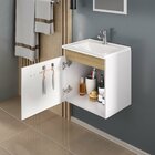 Conjunto Para Banheiro Econômico 40 Suspenso - Fabribam Branc