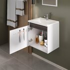 Conjunto Para Banheiro Econômico 40 Suspenso - Fabribam Branc