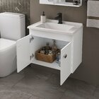 Conjunto Para Banheiro Econômico 60 Suspenso - Fabribam Branco