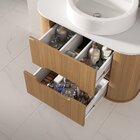 Conjunto Para Banheiro Eleonora 80 Suspenso Cuba Semi-redonda