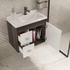 Conjunto Para Banheiro Elisa 60 Suspenso - Fabribam Branco/am