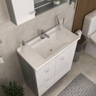 Conjunto Para Banheiro Elisa 75 Com Pés - Fabribam Branco/car