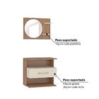 Conjunto Para Banheiro Florença Com Gabinete E Espelho - Cast