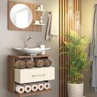 Conjunto Para Banheiro Florença Com Gabinete E Espelho - Cast