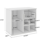 Conjunto Para Banheiro Gabinete 01 Gaveta Com Cuba E Armário