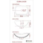 Conjunto Para Banheiro Gabinete 80cm Cuba Abaulada L42 Pratel