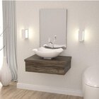 Conjunto Para Banheiro Gabinete Com Cuba Abaulada L42 600w Me