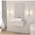 Conjunto Para Banheiro Gabinete Com Cuba Aria Rt41 600w Metró