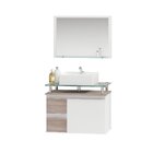 Conjunto Para Banheiro Gabinete Com Cuba E Espelheira 60cm Di