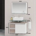 Conjunto Para Banheiro Gabinete Com Cuba E Espelheira 60cm Di