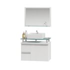 Conjunto Para Banheiro Gabinete Com Cuba E Espelheira 60cm Di